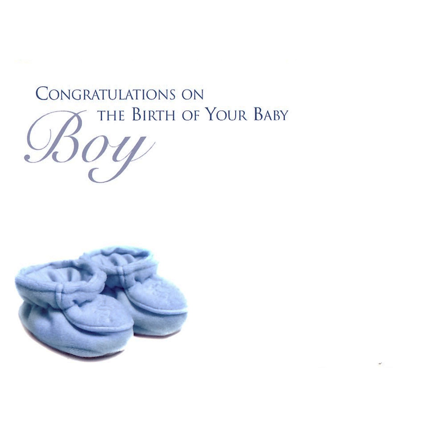 Large Cards Congratulations On The Birth Of Your Baby Boy E Pollard