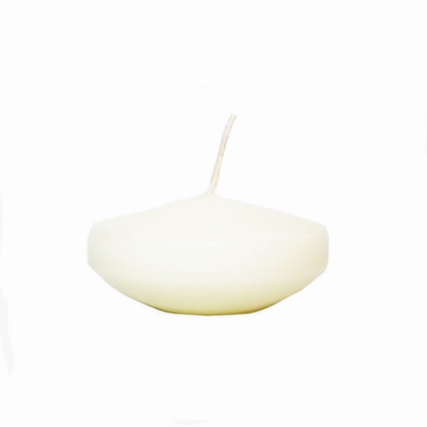 Large Floating Candles - Ivory - Pack of 8 1