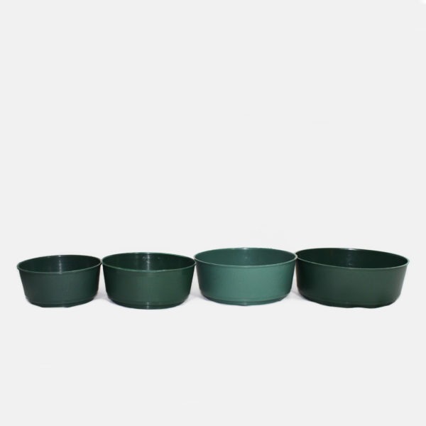 Green Plastic Bulb Bowl 1