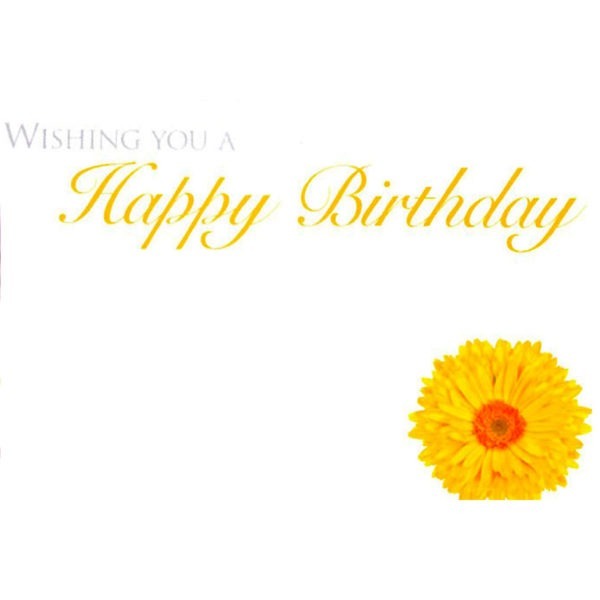 Small Cards - Wishing You A Happy Birthday 1