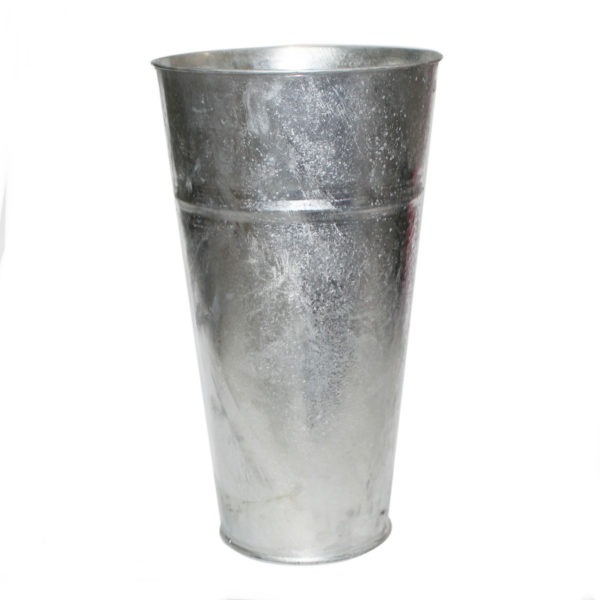 Large Metal Vase - Silver 1